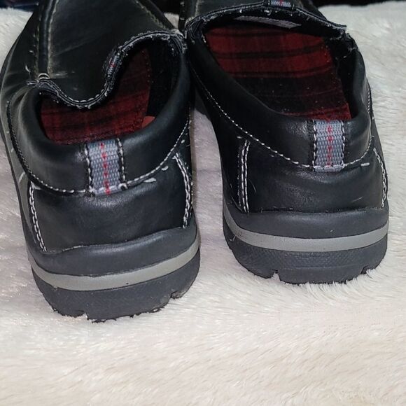 Freeman Boys Martin Black Slip On Loafers 3M Shoes - Picture 4 of 6